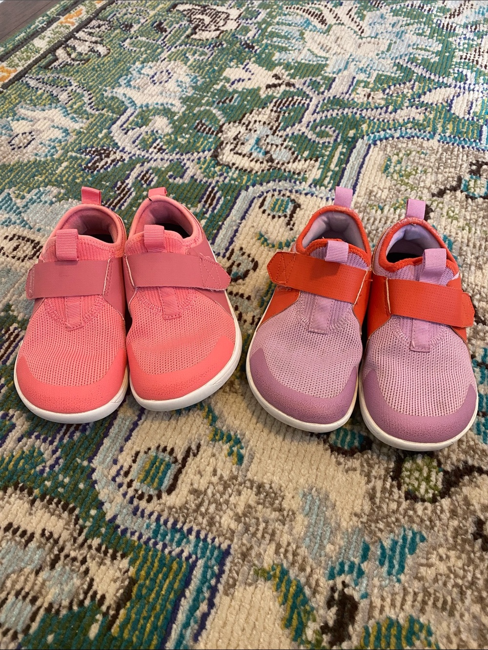 WITHIN Pink Sneakers-barefoot zero drop size 32 (2 pairs bundle in coral/pink)